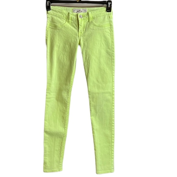 Hollister Denim - Women’s Hollister Neon Yellow Skinny Jeans